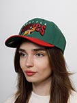 Бейсболка MITCHELL NESS арт. HHSS6279-SSUYYPPPGREN Seattle Supersonics NBA (оливковый / красный)